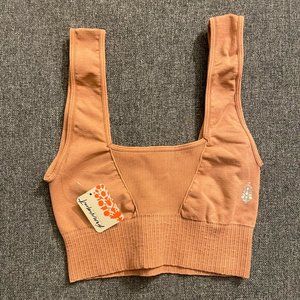 Free People Good Karma Square Neck Bra Size XS/S NWT